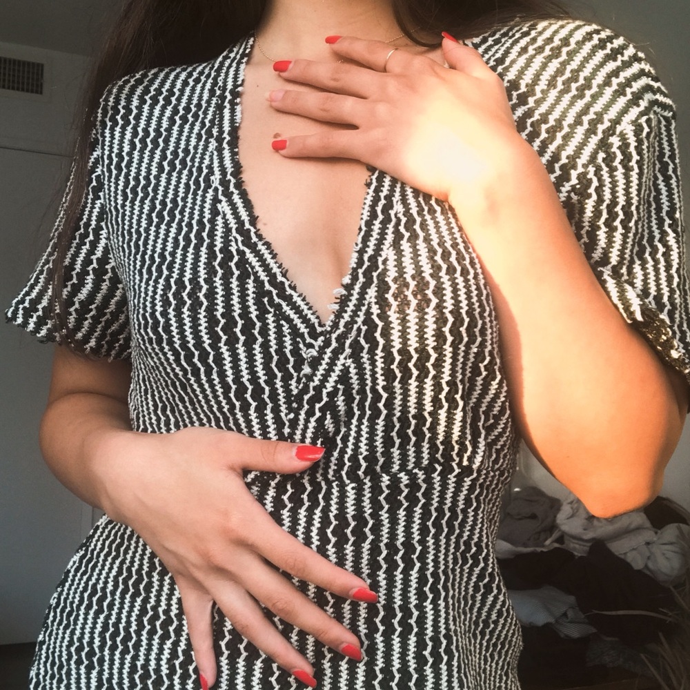 Knitted summer dress